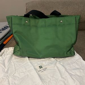 Green Kate Spade Baby Bag